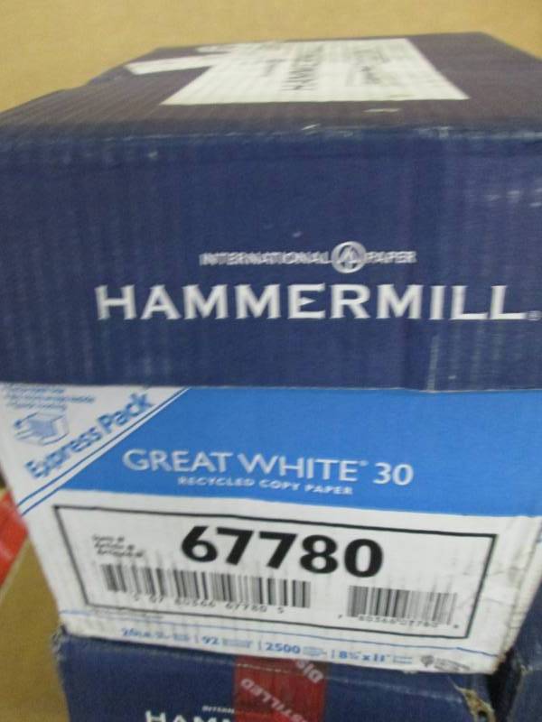lot 116 image: Hammermill 67780 Great White Recycl...