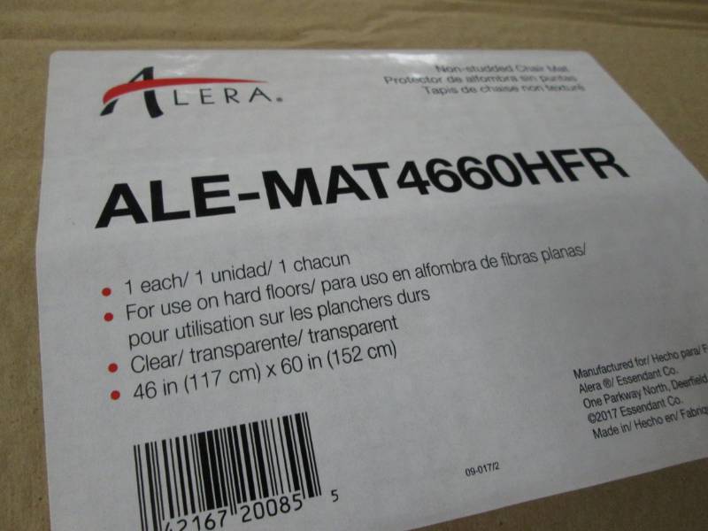 lot 133 image: Alera ALEMAT4660HFR Non-Studded Cha...