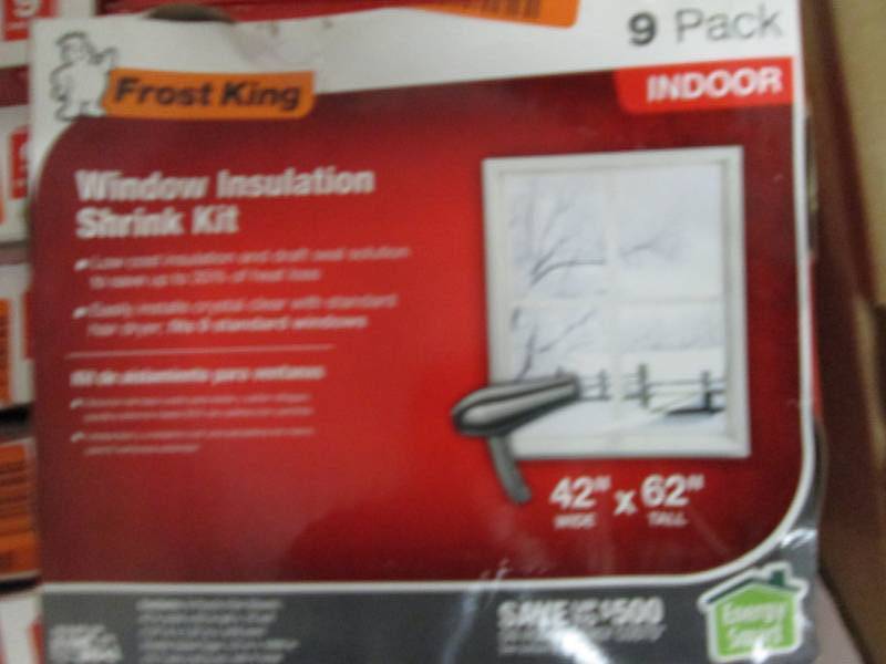 lot 136 image: 8 Frost King EO Indoor Window Insu...