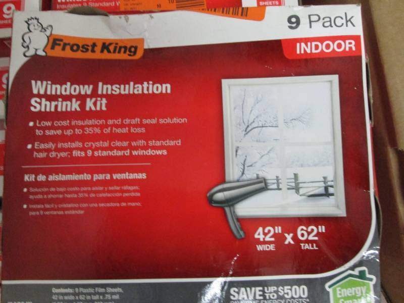 lot 137 image: 8 Frost King EO Indoor Window Insu...