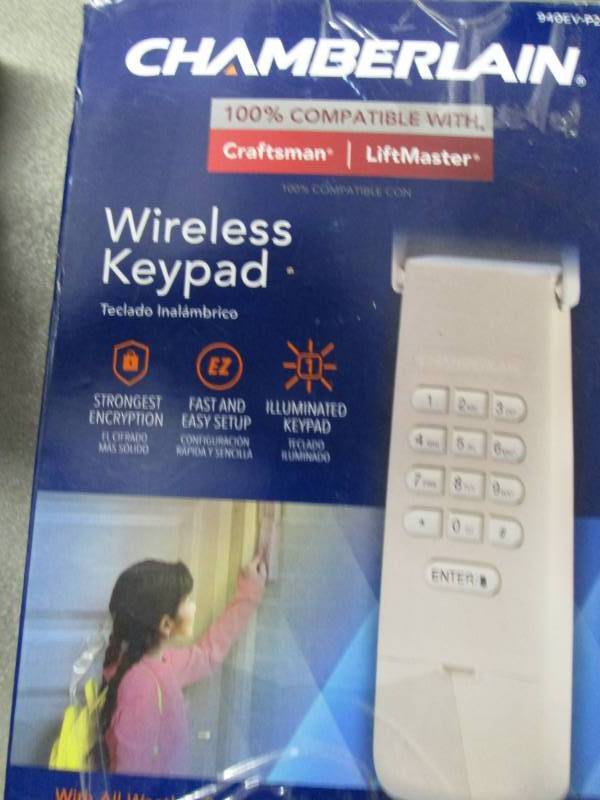lot 148 image: Chamberlain Wireless Keypad open bo...