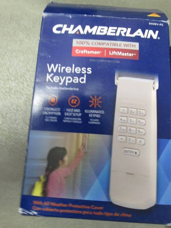 lot 150 image: Chamberlain Wireless Keypad open bo...