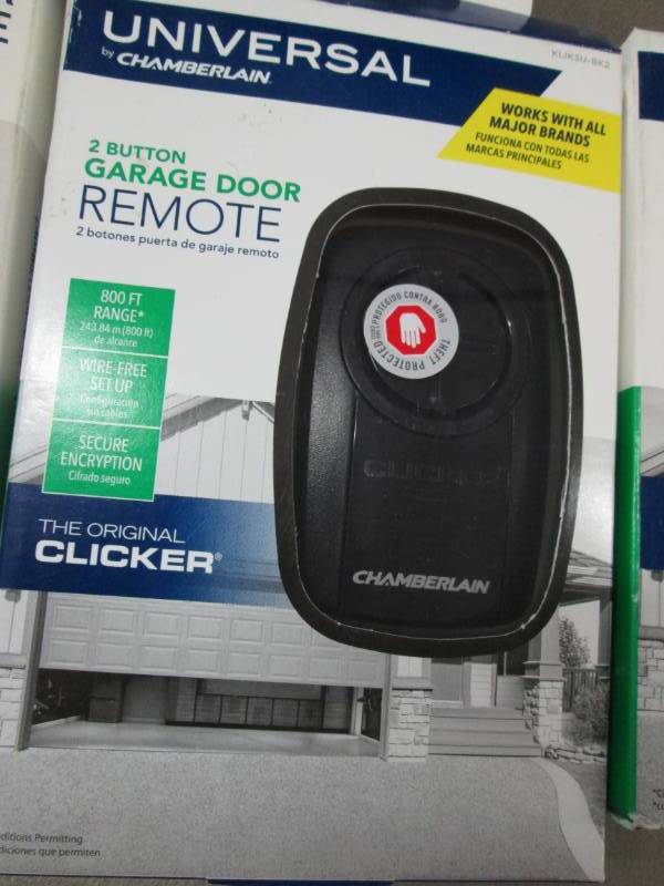 lot 158 image: Chamberlain Universal Remote Garage...
