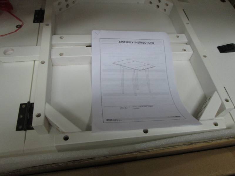 lot 185 image: International Concepts Pure White S...