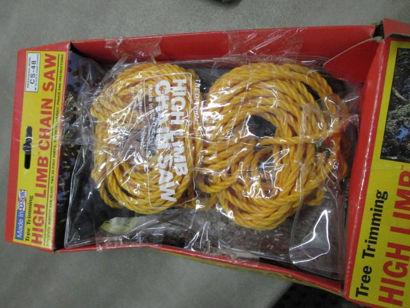 lot 209 image: High Limb 48 in. Manuel Chain Saw R...