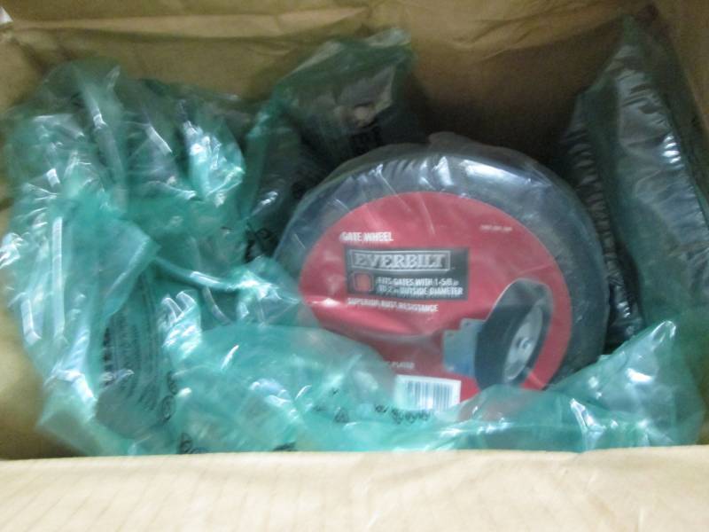 lot 219 image: Everbilt Gate Wheel Retail $19.98...