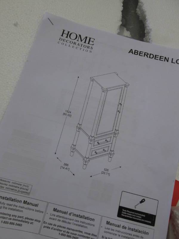 lot 233 image: Home Decorators Collection Aberdeen...