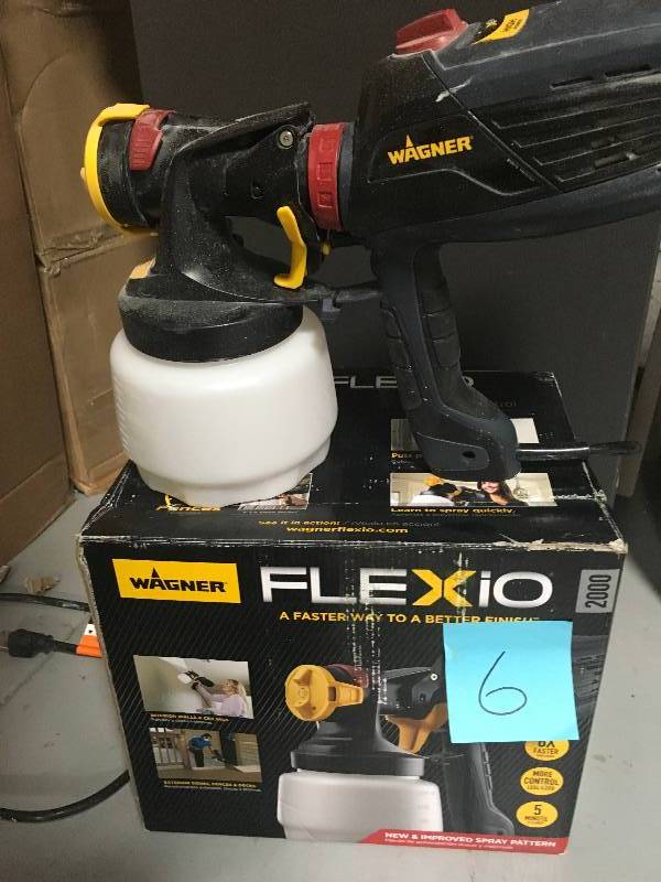 lot 6 image: Wagner Flexio  2000 HVLP Sprayer in working conditions