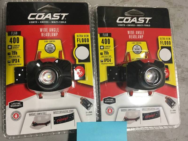 lot 15 image: Coast FL60 LED Headlamp in Working Conditions