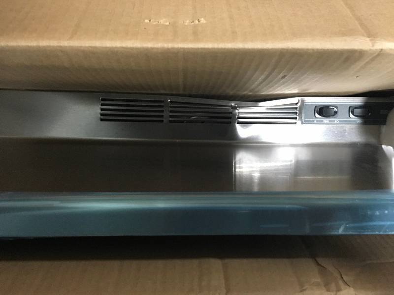 lot 29 image: Broan 41000 Series 30 in. Non-Vented Range Hood in Stainless Steel have a Dent in Working Conditions