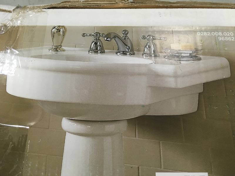 American Standard Retrospect 27 In W Pedestal Sink Basin In