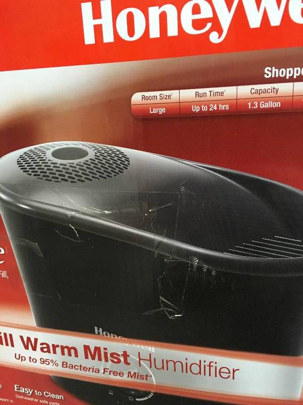 lot 85 image: Honeywell Top Fill Warm Mist Humidifier New