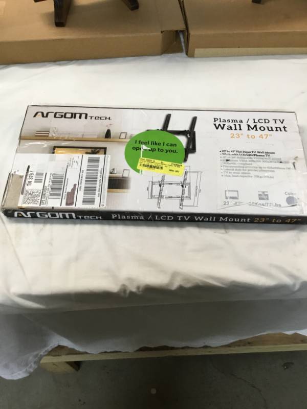 lot 60 image: Argon tech Wall mount for TV New