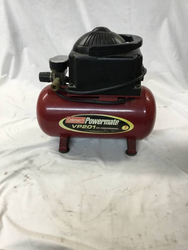 coleman powermate air compressor 4 gallon