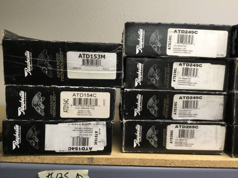 lot 125 image: Large Assortment of Raybestos Break Pads  (see Pictures)