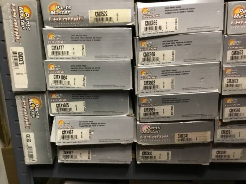 lot 132 image: Large Assortment of Parts Mater Break Pads  (see Pictures)