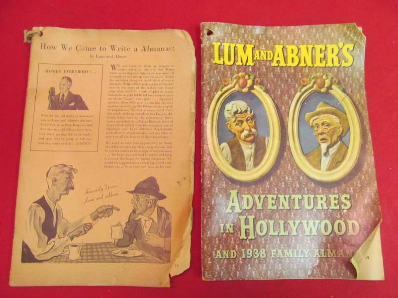 lot 9 image: vintage Lum and Abner books