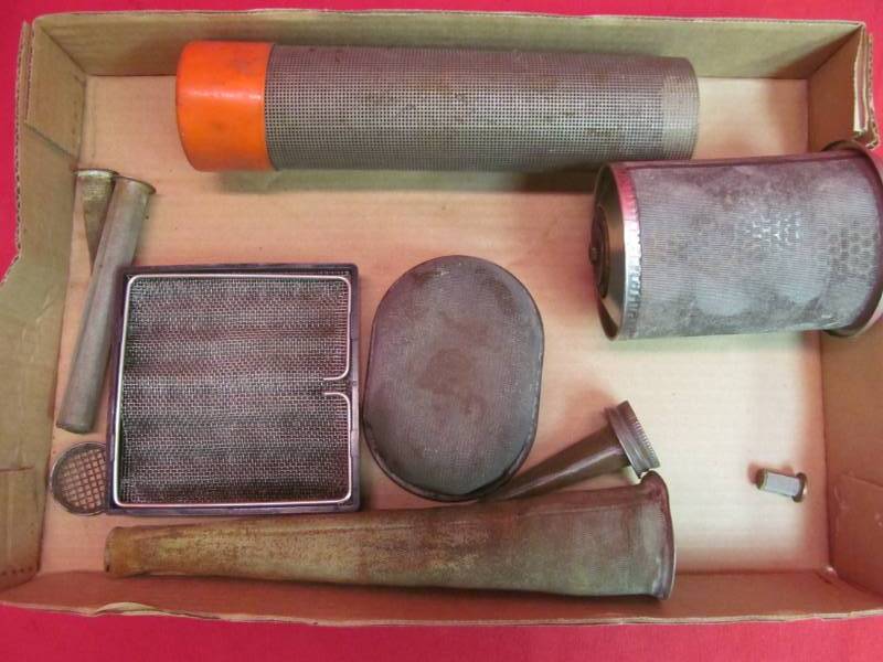 lot 48 image: vintage screens, strainers