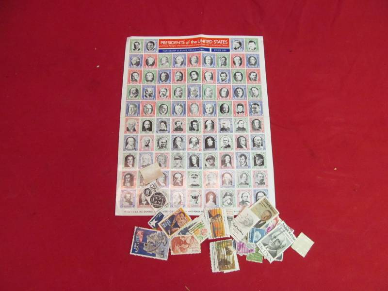 lot 112 image: collectible stamps