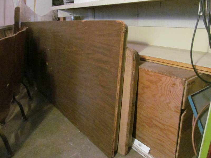 lot 156 image: rectangle folding tables