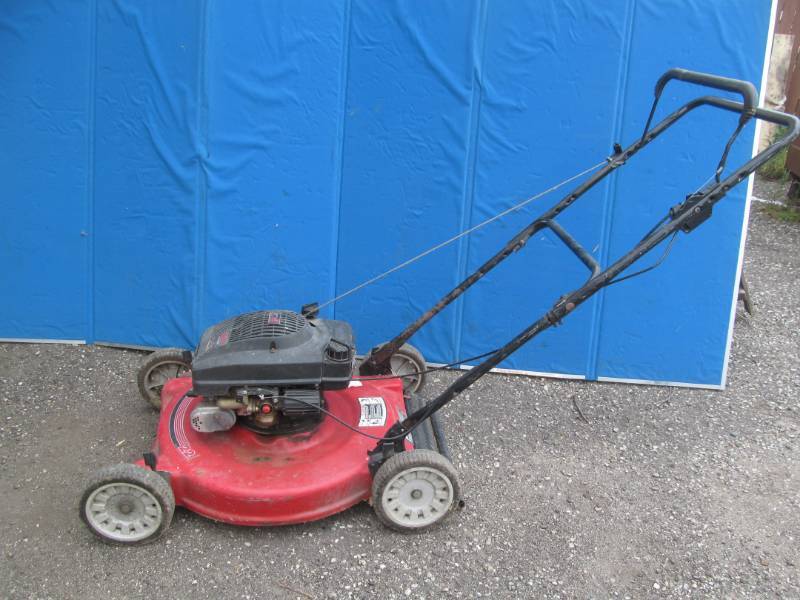lot 163 image: MTd yard Machine push mower