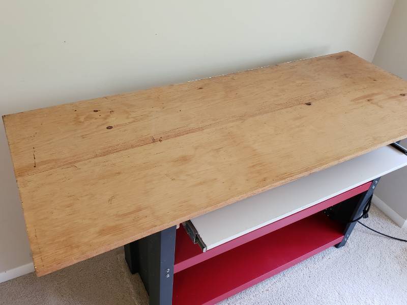 lot 14 image: Industrial Styled Workstation  Desk  Table