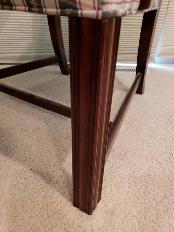 lot 16 image: High-end Hickory Chair Co Upholstered Arm Chair