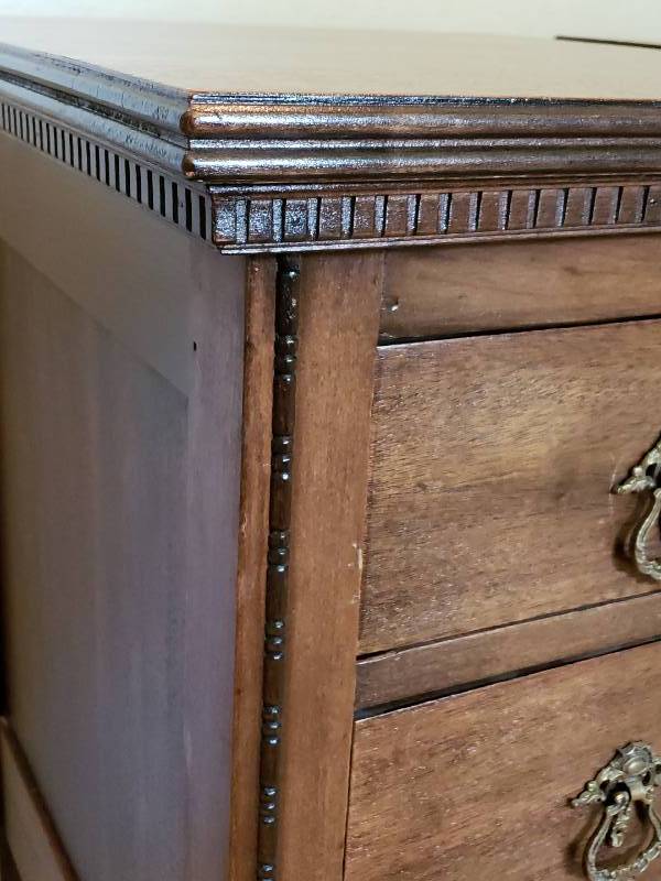 lot 23 image: (2) Antique Matching Nightstands