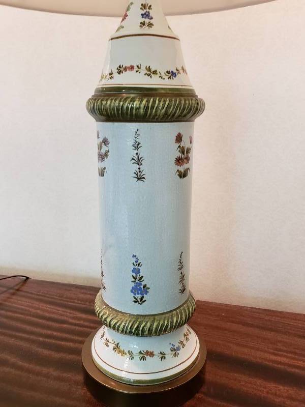 lot 26 image: (3) Table Lamps Asian Vase Styled, Etc.