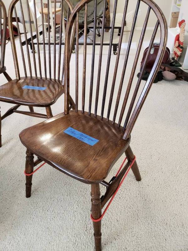 lot 37 image: Group of Conant Ball Brand, etc. Chairs