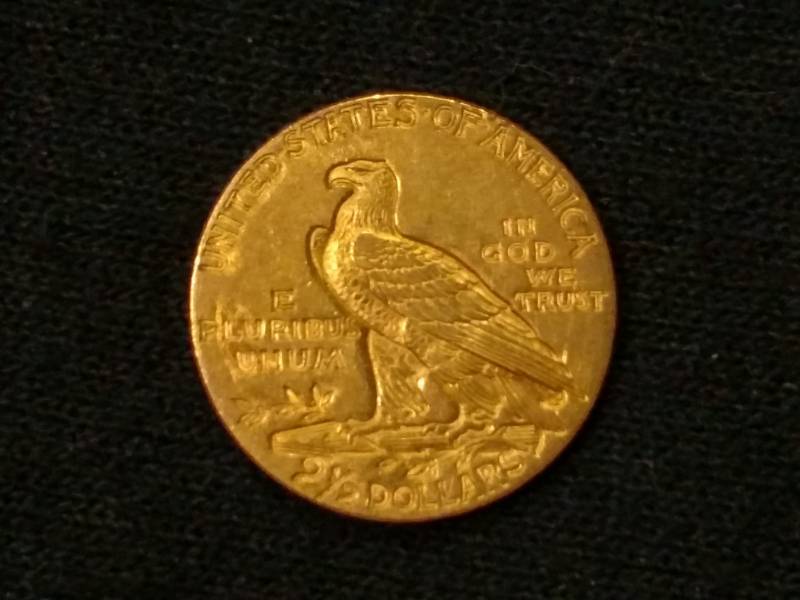 lot 2 image: 1911 Two and One Half Dollars Gold ...