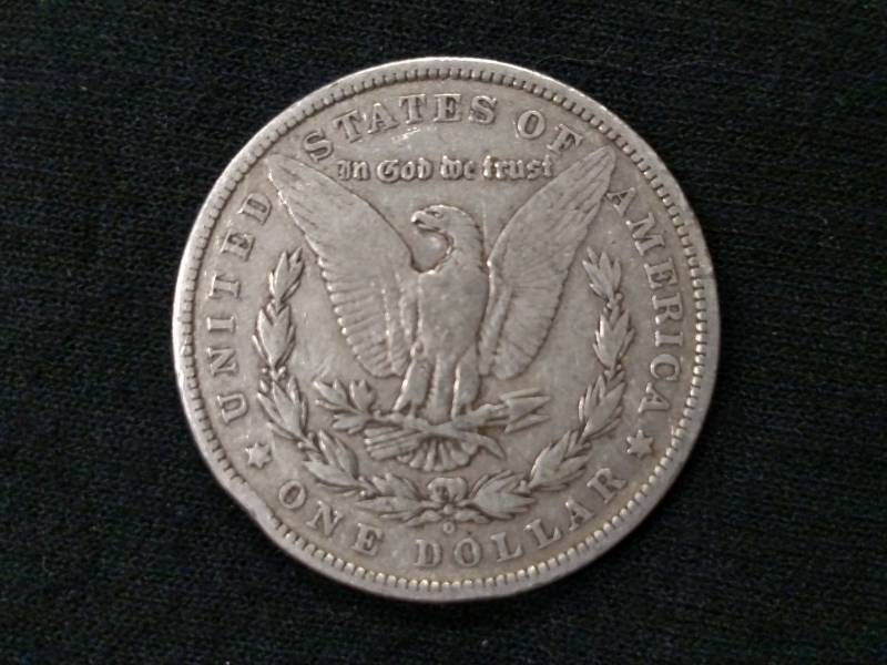 lot 6 image: 1880 O Morgan Silver Dollar...