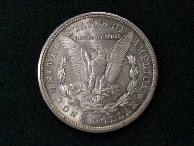 lot 14 image: 1921 D Morgan Silver Dollar ...