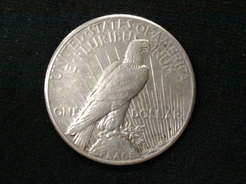 lot 27 image: 1926 S Peace Silver Dollar...