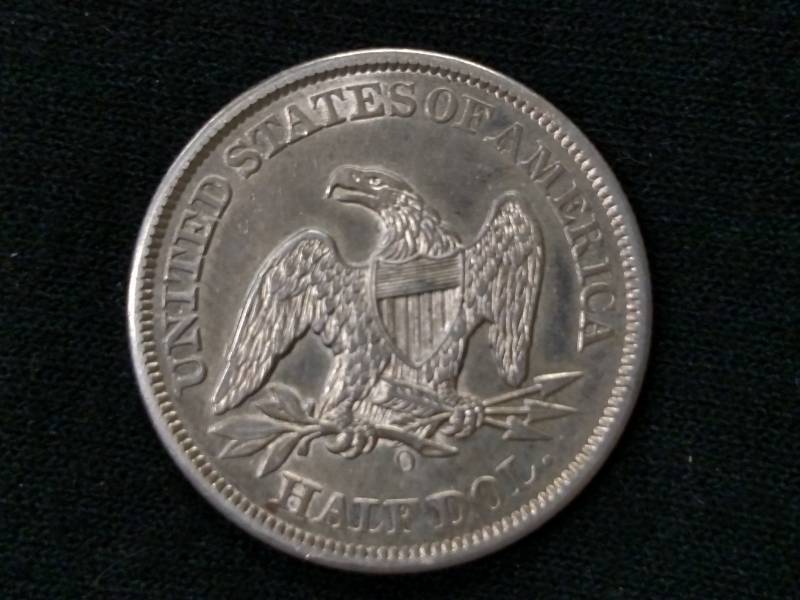 lot 29 image: 1859 O Seated Liberty Silver Half D...