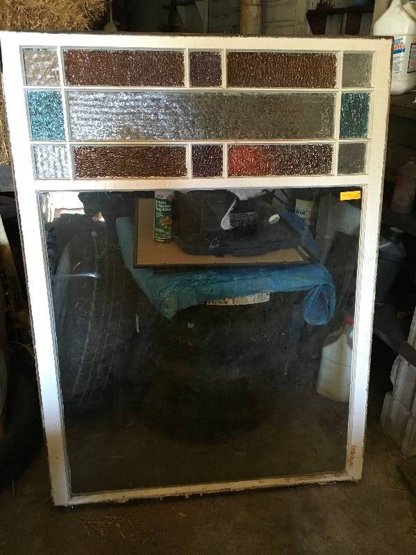 lot 40 image: Stain Glass Window