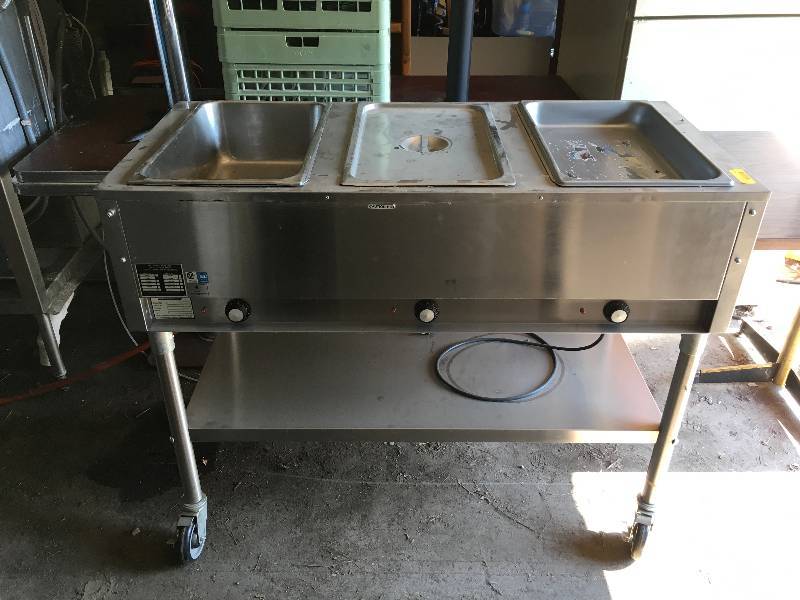 lot 45 image: Three Container Food Steam Table