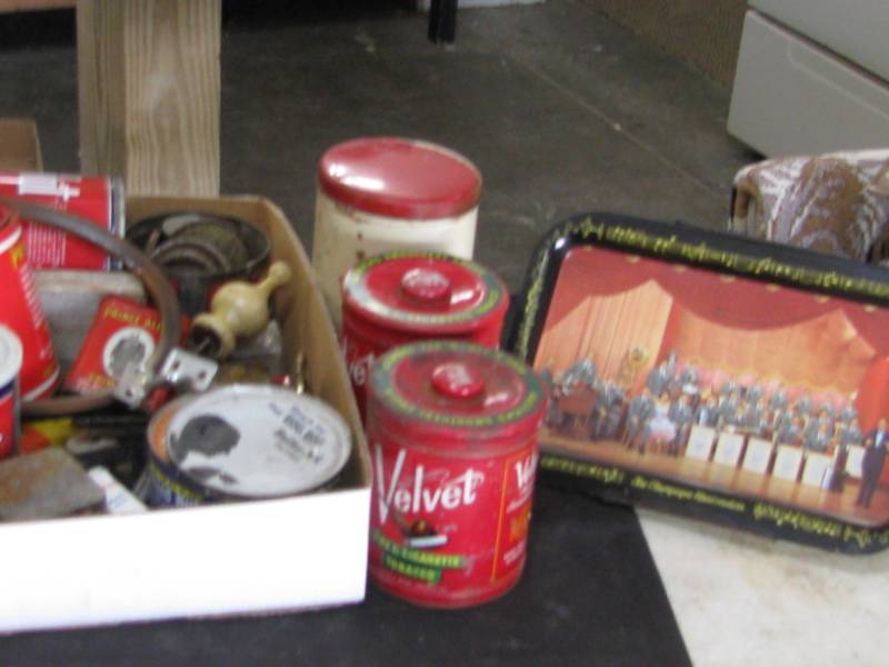 lot 36 image: Advertising Cans