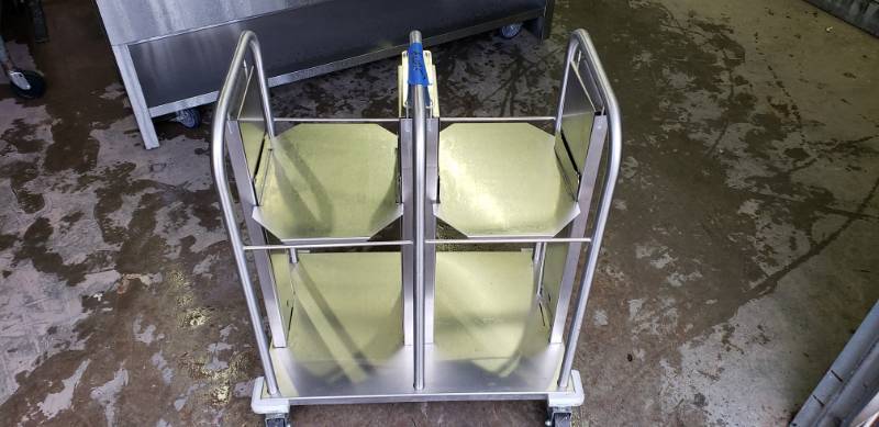 lot 12 image: Tray Storage Cart