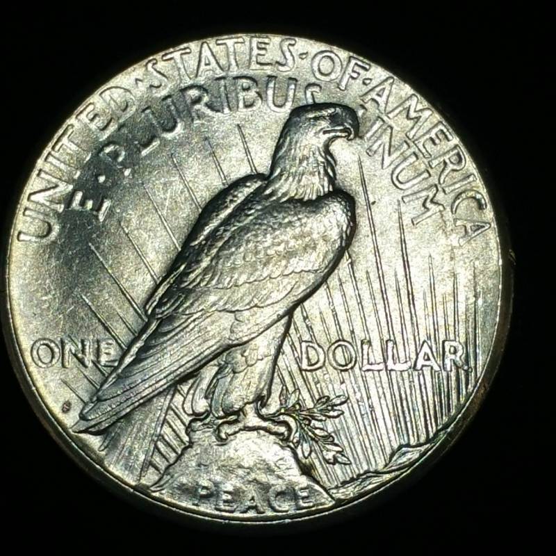 lot 8 image: 1922 S Silver Peace Dollar - Highest Grade