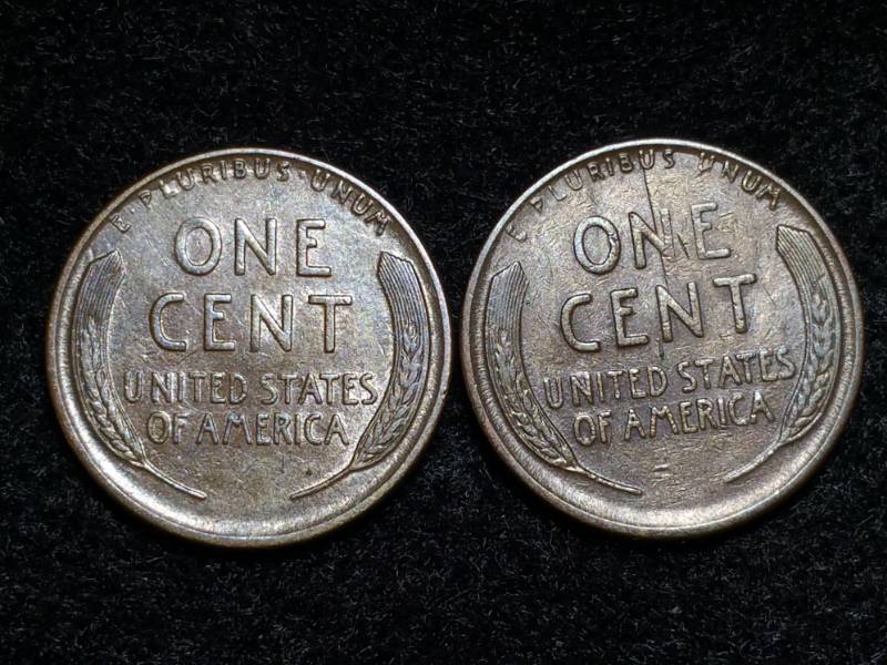 lot 16 image: 1924 D & 1925 D Lincoln Wheat Cents
