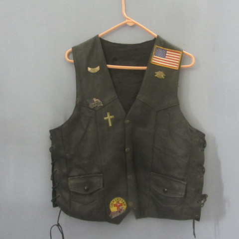 lot 26 image: Vintage Leather Vest