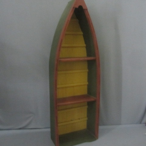 lot 44 image: Wood Boat Shelf