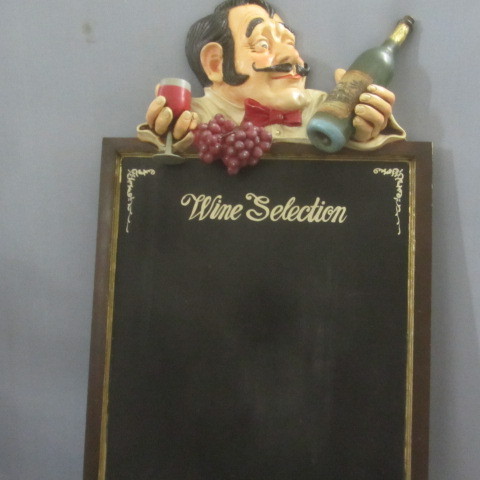 lot 45 image: Wine & Men Chalk Board