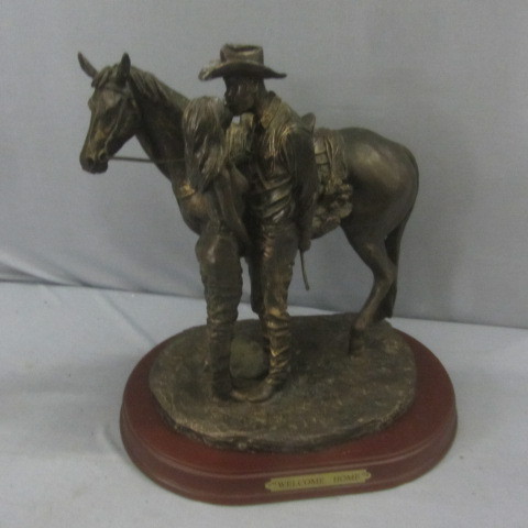 lot 49 image: Western Moments Statue