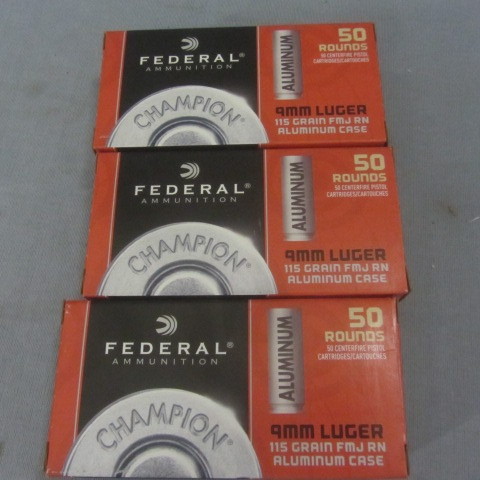 lot 61 image: Federal 9mm Shells