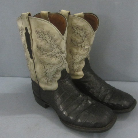 lot 89 image: Dan Post Crocodile Boots