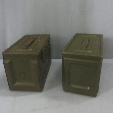 lot 134 image: Metal Ammo Boxes