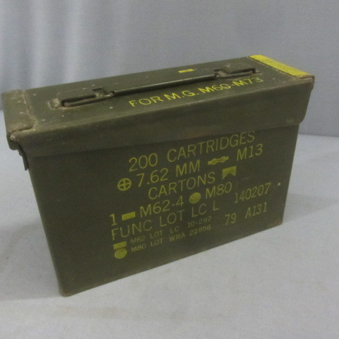 lot 137 image: Metal Ammo Box