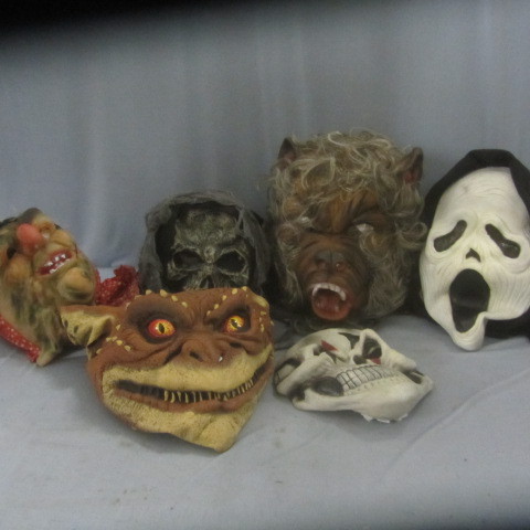 lot 180 image: Halloween Prop Masks